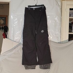 BURTON Boys DryRide Cargo Ski Snow Pants Size S Warm Winter Waterproof Insulated